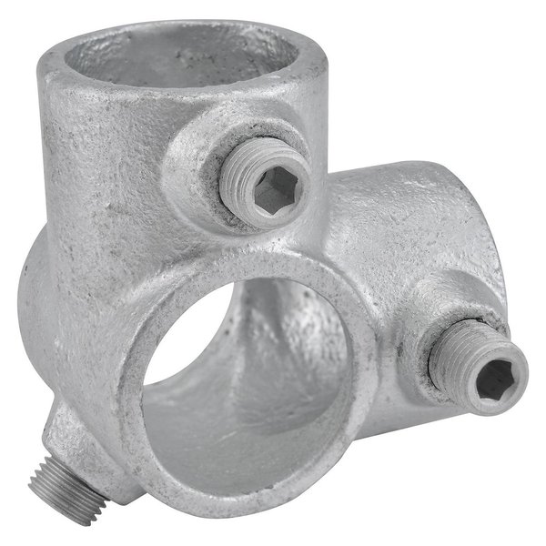 Global Industrial 1 Size 90 Degree Two Socket Tee Pipe Fitting 1.375 Fitting I.D. 798723